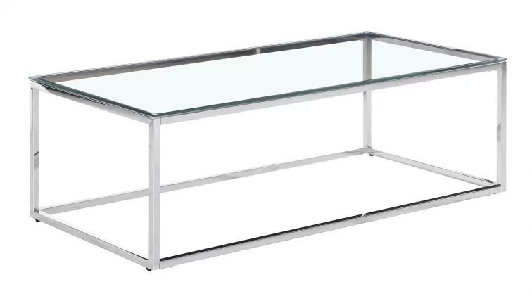 Журнальный стол ТАУН 120x60 Серебро_0