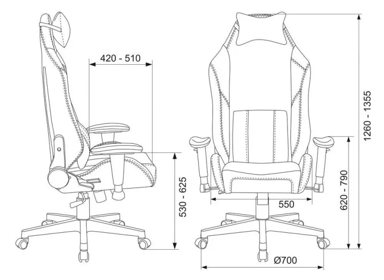 Геймерское кресло Zombie HERO BATTLEZONE PRO Черный-красный_16