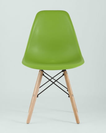 Стул Еамес Стиле ДСВ зеленый (разборный каркас) / Eames Style DSW_5