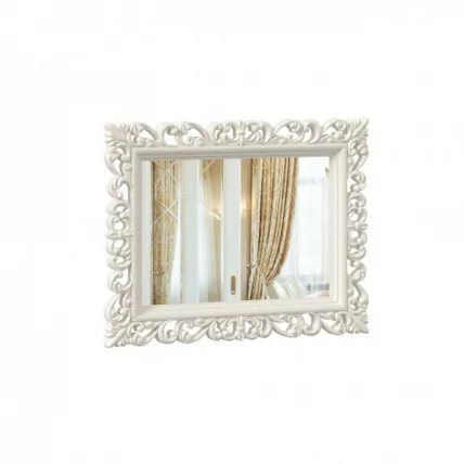 Комод с 4 ящиками и зеркалом Маркиза 01 Алебастр_10