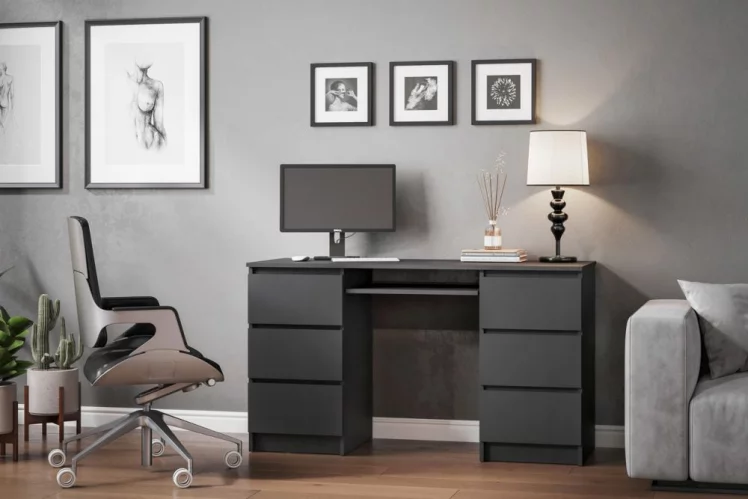 Стол компьютерный МОРИ МС-2 Графит_0