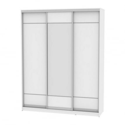 Шкаф-купе Б-230х180х60-1(Белый-Д7Д8Д7) / B-230х180х60-1(Белый-D7D8D7)_0