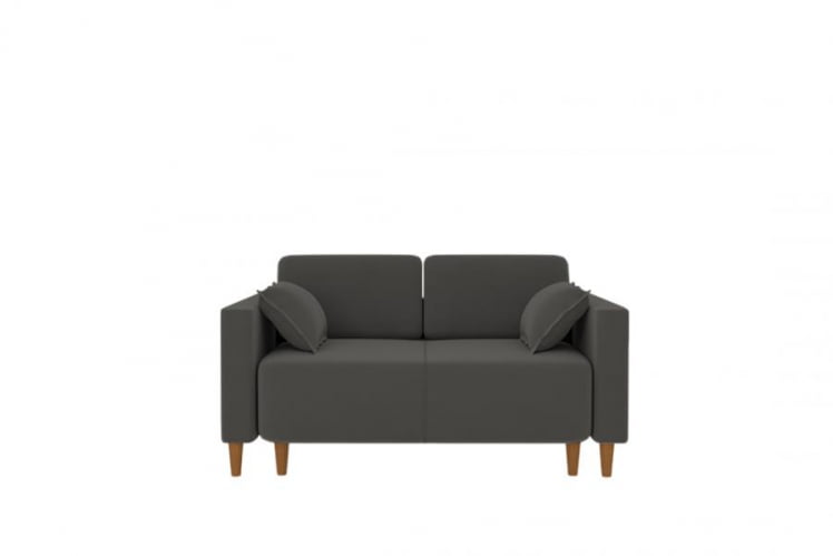 Диван прямой Ультра (Berhouse) Цвет фасада: Серый велюр; Тип: Прямой; Материал фасада: Металл/Велюр_0