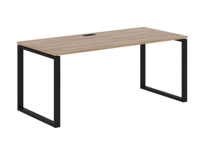 Стол письменный EDIS EQST 1780 Дуб Денвер светлый Черный_0
