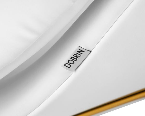 Кресло дизайнерское ДОБРИН ЕМИЛЙ (белый винил ЙП17, золотое основание) 2 шт / DOBRIN EMILY YP17,_6