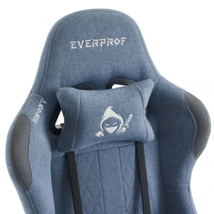 Кресло геймерское Everprof Ghost Ткань Синий_11