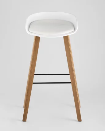 Барный стул Libra Soft с подушкой Белый_2