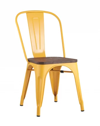Стул Tolix Wood 850 Желтый_0