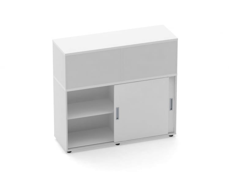 Тумба комбинированная высокая для рабочего модуля Deka 9.04.125 Белый_1