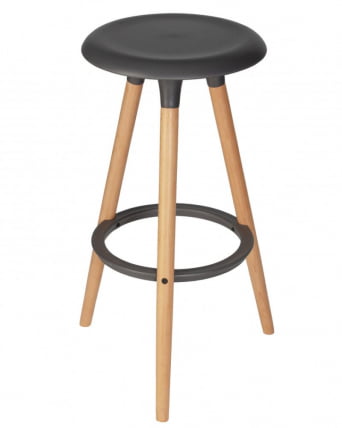 Табурет барный DOBRIN ROYCE Темно-серый GR-04_0