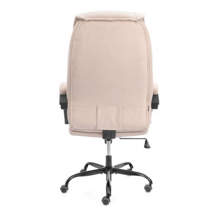 Кресло руководителя OREON metalBL велюр, бежевый, 7_3