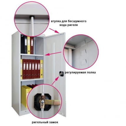 Шкаф архивный ШХА-50(40)/1310_2