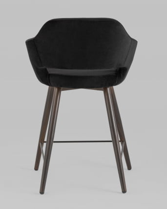 Стул полубарный Саймон ПЛ велюр Черный_4