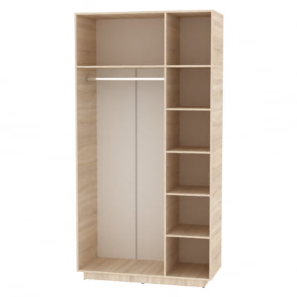 Шкаф распашный Аврора(H23)2322х1201х540(ДСС-Белый)_1