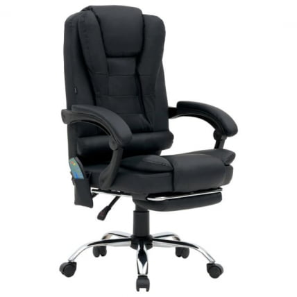 Кресло офисное CROMEX (КРОМЕКС) Lounge MS-007 экокожа черное_0