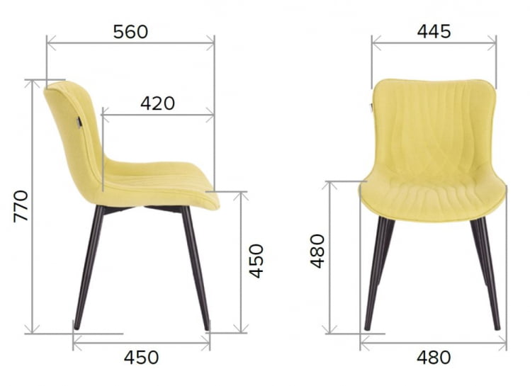 Стул Everprof Aqua Ткань Черный_5