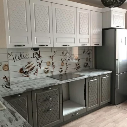 Глянцевый фартук (КОМПОЗИТ) KM 13_1