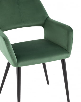 Стул Денди велюр Зеленый_1