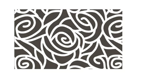 Стол обеденный Прямоуг. ажур ХРОМ Р-26 белая ЛДСП белый_2