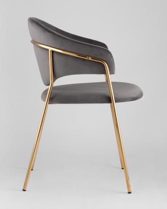 Стул мягкий Эвита Серый_4
