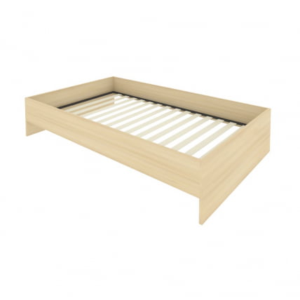 Кровать с ортопедическим основанием без изголовья LIGHT С-К-120 Акация Лорка_0