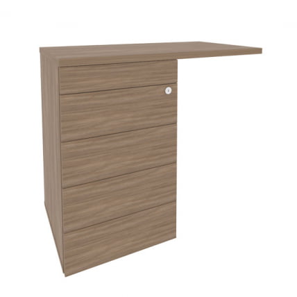 Тумба приставная (TIP-ON) (универсальная л/пр) ONIX O.TPU-4 TIP Дуб Аризона_0