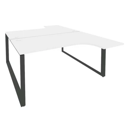 Рабочая станция на О-образном м/к ONIX O.MO-D.SA-4 Белый Бриллиант/Антрацит_0