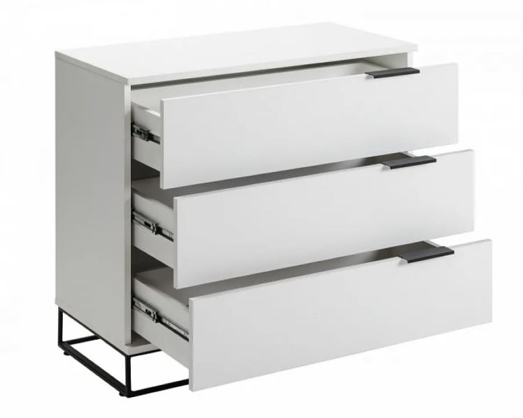 Комод 3 ящика CITY 40095580h Белый_2