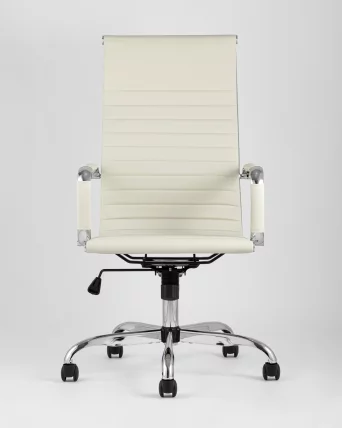 Кресло руководителя TopChairs City Бежевое_3