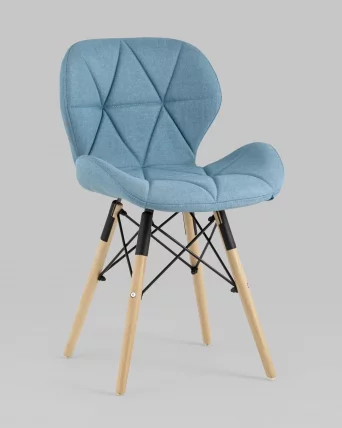 Стул Бон рогожка Голубой_1