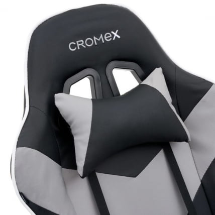 Кресло компьютерное CROMEX (КРОМЕКС) Wave GM-145 экокожа черное/серое_11