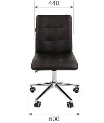 Кресло для оператора CHAIRMAN 030 chrome ткань T-26 Розовый_4