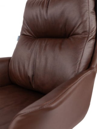 Конференц-кресло CHAIRMAN 524, натуральная кожа/экокожа, коричневый_13