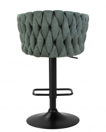Стул барный DOBRIN LEON Зеленая ткань LAR 275-23_4