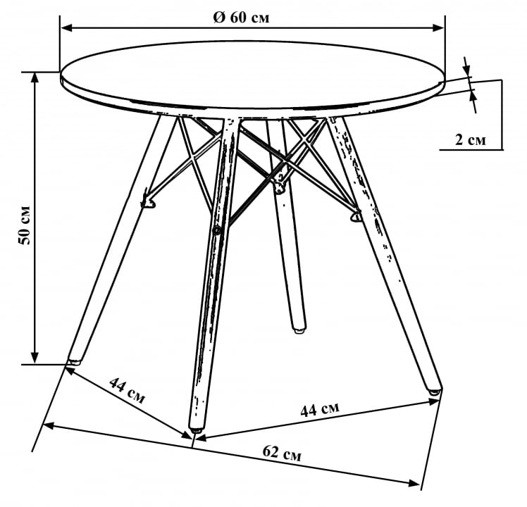 Стол журнальный DOBRIN SHELLEY Черный_5