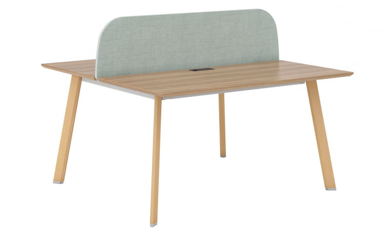 Рабочая станция на 2 места с экраном и креплением ЕCО142.У003+ЕCО501.ЗЕЛ / ECO142.U003+ECO501.ZEL_0