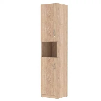 Шкаф колонка c 2-мя глухими малыми дверьми SR-5U.4 R Дуб Сонома Светлый_0
