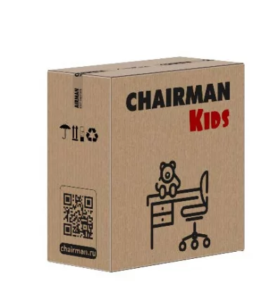 Детское кресло CHAIRMAN KIDS 110 Черный-голубой_5
