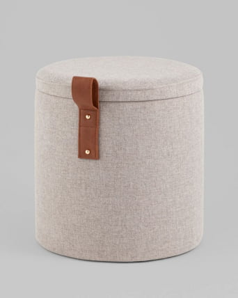 Пуф с ящиком Эркки XS серый_0