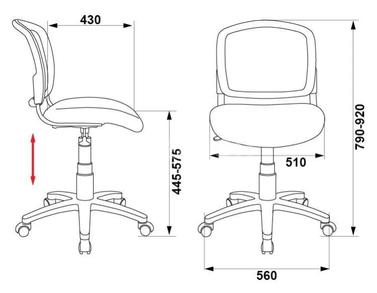 Кресло Бюрократ CH-296NX/MOTO_BL_7