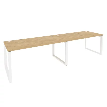 Рабочая станция на О-образном м/к ONIX O.MO-RS-2.4.8 Тиквуд Светлый/Белый_0