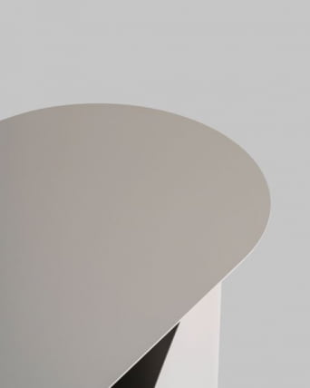 Журнальный столик Yvaine металл темно-серый_8