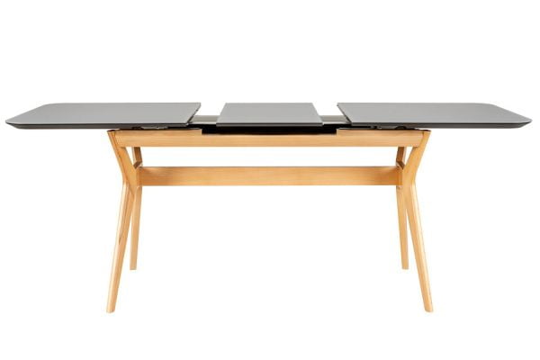 Стол раскл. Нарвик Glass 120-150 Automatic Natur/Dark matte glass_2