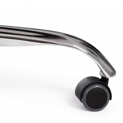 Кресло BERGAMO хром (22) кож/зам, черный, 36-6_16