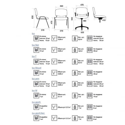 Офисный стул Iso chrome S39_1