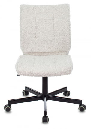 Кресло для оператора Бюрократ CH-330M Молочный экомех_1