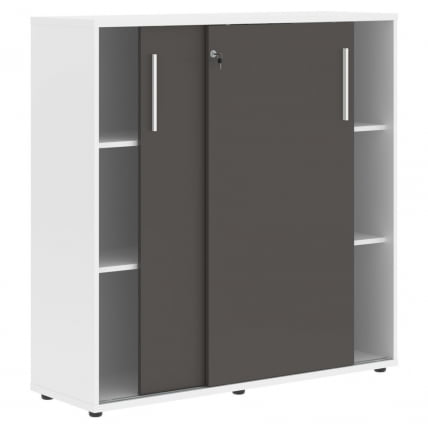 Шкаф с дверьми-купе ЕДИС ЕМC 1343 Мокко Белый Белый / EDIS EMC_1