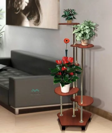 Подставка под цветы В-2 (Итальянский орех)_0