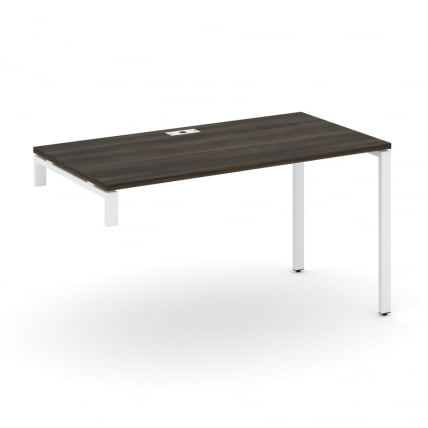 Стол надставка на опорную тумбу CONCEPT CN.OSN-003 Дуб Мали Белый_0