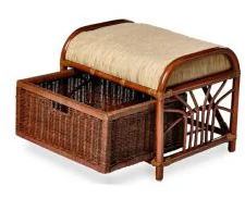 Пуф с 1 выдвижным ящиком 12/20 миндаль матовый_1